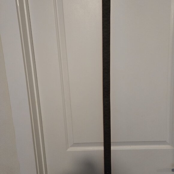 Michael Kors Reversible Belt XL / XXL Size 46 Gold Buckle Red Logo Black Brown - Picture 2 of 9